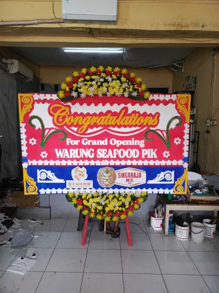 Papan Bunga Ucapan Selamat Jatipulo